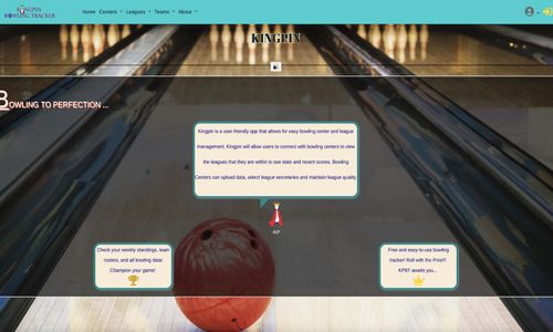 Kingpin Bowling Tracker